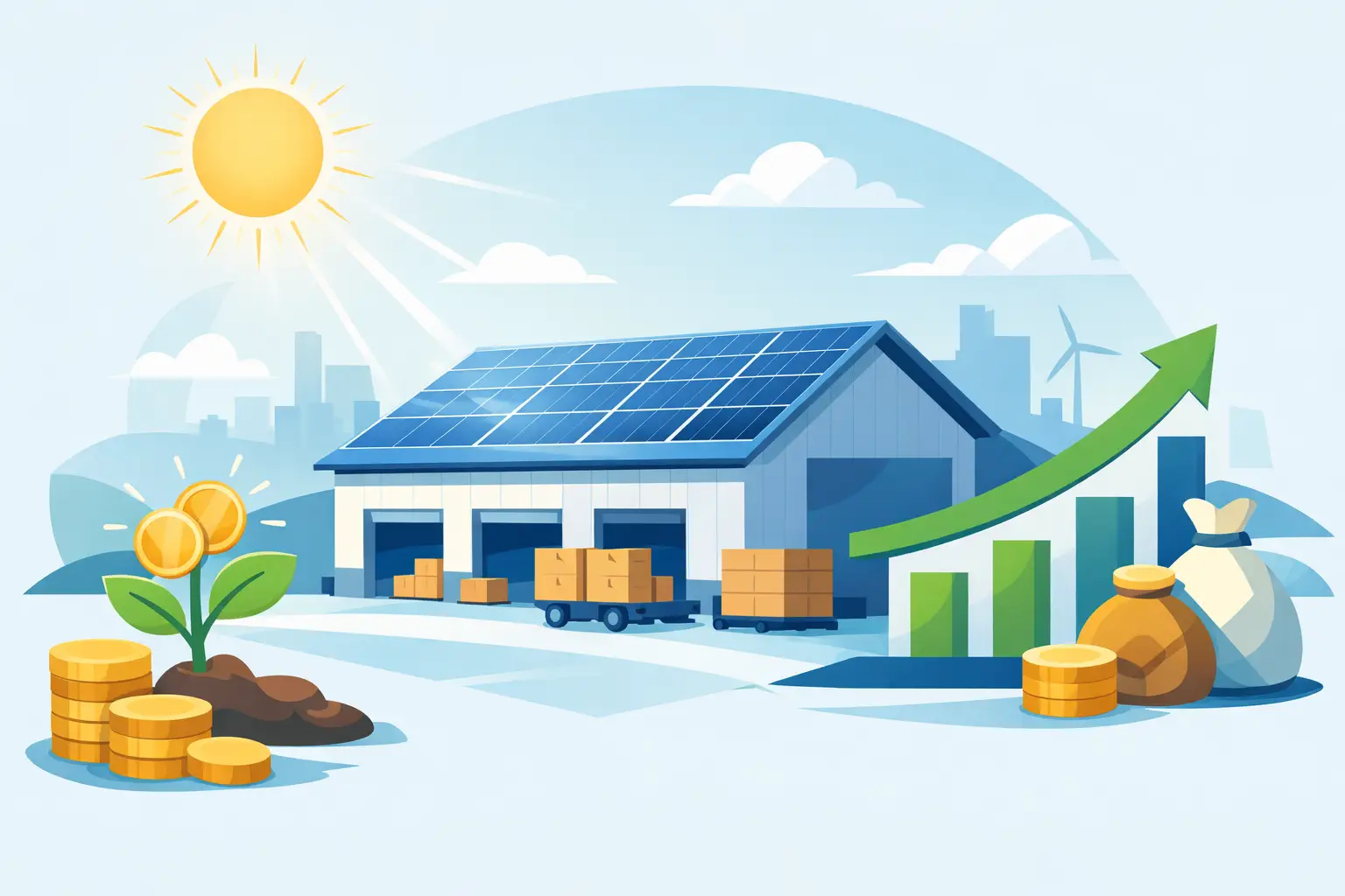 Warehouse Solar Payback and Business Returns