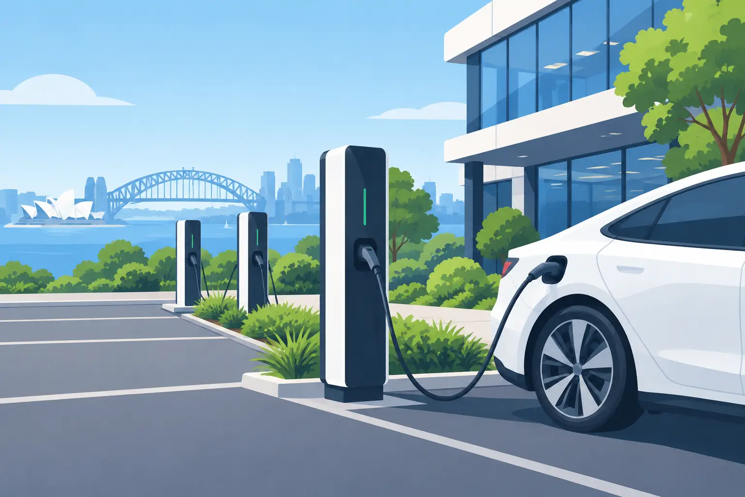 Best EV Chargers for Businesses Across NSW